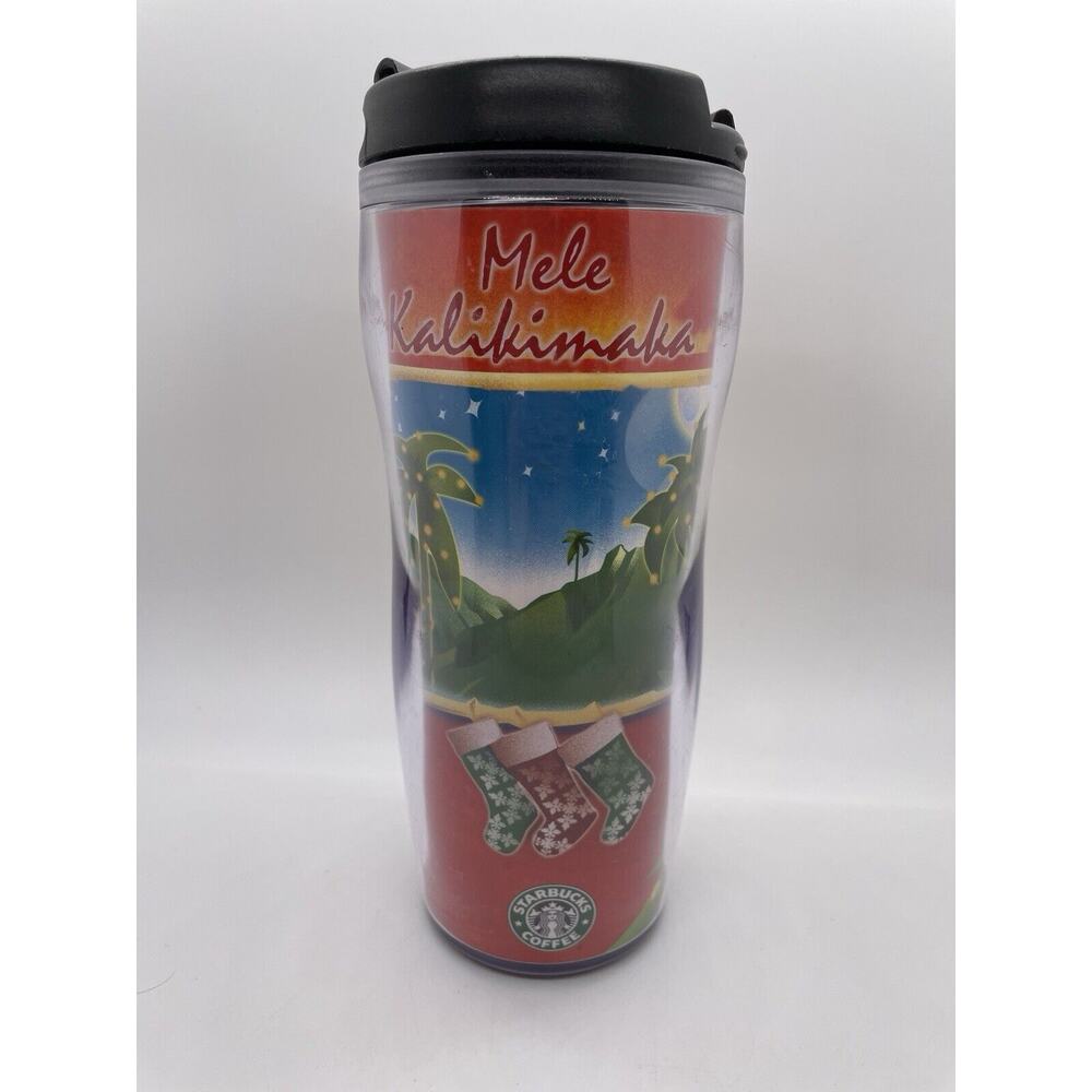 STARBUCKS HAWAII MELE KALIKIMAKA TUMBLER/CUP -RARE HARD TO FIND-2004